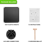 TUMUCUTE Cube Storage Organizer, DIY Plastic Closet Cabinet Modular Bookcase, Storage Shelves for Bedroom Living Room, Office（12-Cube，Plastic）