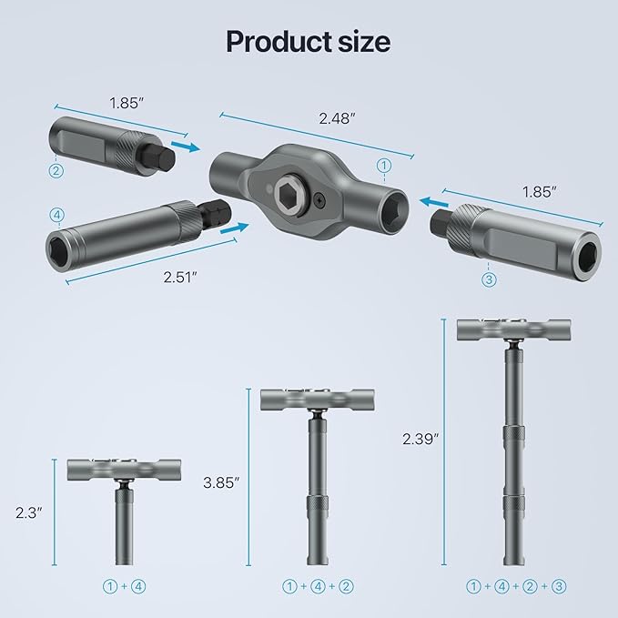 24 in 1 Magnetic Screwdriver Set, DIY Ratchet Mini Removable Self-Assembly Precision Screwdriver Tool Kit, Magnetic DIY Precision Tool Kit with Variety Head Styles for PC/Mobile/Watch/Bicycle