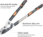AIRAJ 27-37'' Extendable Anvil Loppers,Tree Trimmer Heavy Duty with Compound Action,Branch Cutter with 2” Cutting Capacity,Chops Thick Branches Ease,Garden Lopper for Gardening Pruning Shears