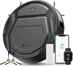 Lefant M210 Pro Robot Vacuum, Slim Quiet, 3 Adjustable Suction Levels, 6 Modes, Robot Vacuum Cleaner for Pet Hair, Hard Floors & Low Carpets, Self-Charging, WiFi/App/Alexa Control, Gray