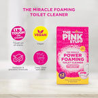 Stardrops The Pink Stuff Miracle Power Foaming Toilet Cleaner – Self-Activating Formula for Deep Cleaning,Stain Removal,and a Fresh Shine – Bathroom Essential,(Pack of 6)