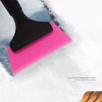 EHDIS Small Squeegee 5 inch Rubber Window Tint Windshield Scraper for Car,Glass, Mirror, Shower, Door,Bathroom Cleaning (Pink)