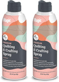 Magic Premium Quilting & Crafting Spray Can – Fabric Spray for Cutting, Creasing, & Sewing – Best Press Spray Starch for Quilting to Flatten Seams & Wrinkles – Wrinkle Spray (15oz Aerosol) 2 Pack