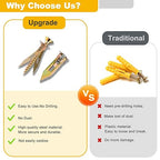 200 PCS Drywall Self Drilling Anchors with Screws Kit,100 PCS Sheetrock Anchors (0.47X1.18inch) and 100 PCS Screws, Eliminating The Need for Drilling or Punching Holes in The Wall.