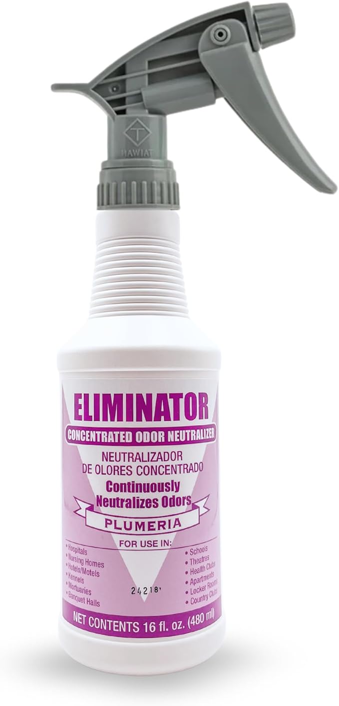 Eliminator Air Freshener and Odor Neutralizer: Industrial-Strength Odor Elimination with Advanced Molecular Technology for 24-Hour Freshness - Transform Your Space Instantly (Plumeria)