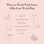 Sillo Care 2-Pack Delicate Laundry Bags 16x20”- Durable Zipper for Lingerie, Bras, Silk, Socks - Protects Delicates, Machine Washable, Travel-Friendly