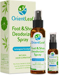 Shoe Deodorizer Spray 4 Fl Oz & Travel Size 1 Fl Oz, Shoe Spray for Smelly Shoes Eucalyptus Lemongrass