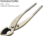3-Piece Bonsai Tool Set,11inch Concave Cutter,11.5inch Knob Cutter,7.5inch Bonsai Scissors