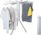 Clothes Drying Rack Tripod, Portable & Foldable Laundry Hanger Dryer - Aluminum, 12 Rods