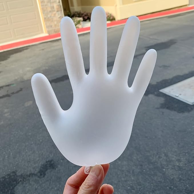 Clear Vinyl Food Safe Disposable Gloves Latex Free Powder Free for Food Prep Handling Cooking Cleaning