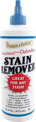 Parker and Bailey Stain Remover- Blood Stain Remover for Carpet, Clothes, Sheets and Mattress - Garment and Fabric Laundry Stain Remover - 16oz