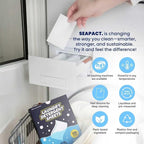 Laundry Detergent Sheets 120 Loads Unscented, Plastic Free Eco, Stain-Fighting Enzymes, Affordably Prices Laundry Sheets, Hypoallergenic, Fragrance Free, Space Saving for Dorm House Travel 60 Ct