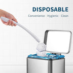 oshang Toilet Brush Refills, Toilet Refill Pads, Disposable Toilet Brush Heads for Toilet and Bathroom Cleaning, Compatible with Clorox Toilet Brush (32 Count)