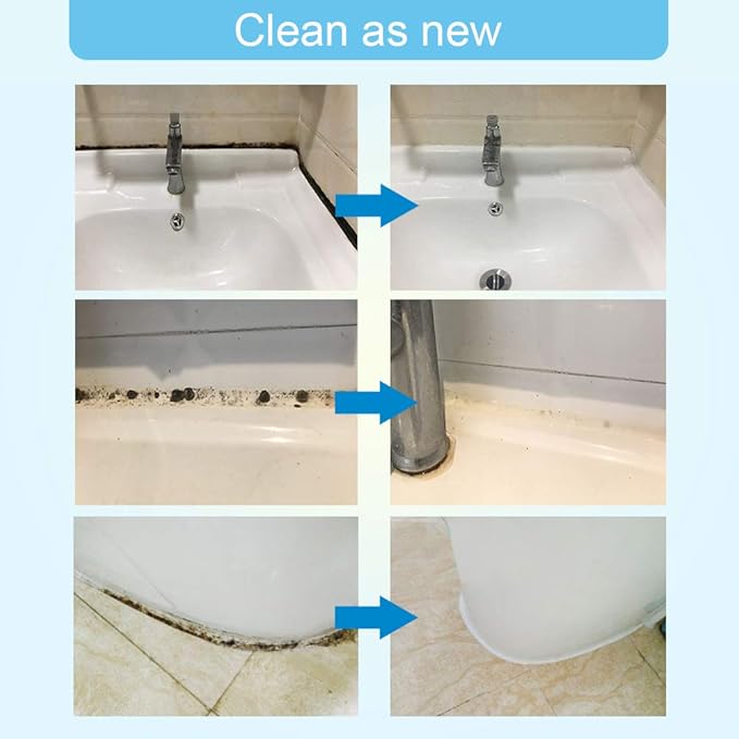 FOLLOWIN Household Mold Stain Cleaner, Mildew Gel for Front Loader Washing Machine Seal, Acrylic Hat Holder for Closet Countertop Display