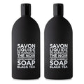 Compagnie de Provence Savon de Marseille Extra Pure Liquid Soap, Black Tea, Two 33.8 Fl Oz Plastic Bottle Refills