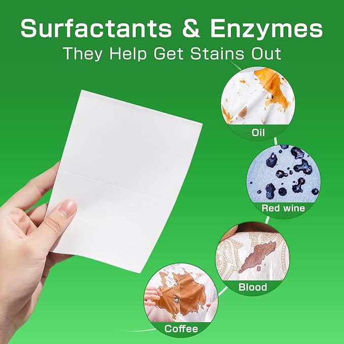 Soulink Laundry Detergent Sheets Unscented 480 Loads (2 pack)，Eco Friendly Detergent Sheets for Travel & Home - No Plastic Jug Liquidless Soap Strips, Plant-based, Hypoallergenic.