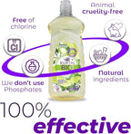 KUXTAL Dish Soap Liquid – 3 Pack | Biodegradable Formula Certified by OECD 301-A | Eco-Friendly with Natural Ingredients | Gentle on Hands | Citrus Scent | 27.7 fl oz Each