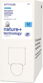 ATTITUDE Liquid Fabric Softener Refill, Plant-Based & Vegan, HE Compatible, Naturally Derived, Wildflowers Scent, 80 Loads, 67.6 Fl Oz