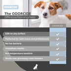 ODORMED Odor Eliminator Concentrate – Pet Odor Eliminator for Strong Odor on Floors, Walls, Cages & More – All-Purpose Carpet Deodorizer w/Safe, Non-Enzymatic Formula (1 Gal, Cool White Linen)