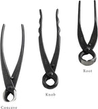 Wazakura Made in Japan 5 PCS Bonsai Cutter Tools Set with Roll Bag: Concave Branch Cutter, Knob Cutter, Jin Plier, Wire Cutter, Root Cutter. Bonsai Tool Kit - 5PCS Bonsai Cutter Set with Case
