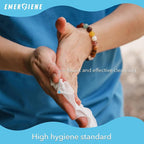 Disposable Adult Washcloths Wet Wipes - 300 Count, 6 Packs, Rinse Free, Enriched with Aloe & Vitamin E, Perfect for Home, Clinic & Hospital, Gym, Camping, Outdoor, Incontinence Cleansing