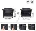 HOMIDEC Shoe Rack Organizer, 8 Tier Shoe Storage Cabinet 48 Pair Plastic Shoe Organizer Shelves for Closet Hallway Bedroom Entryway