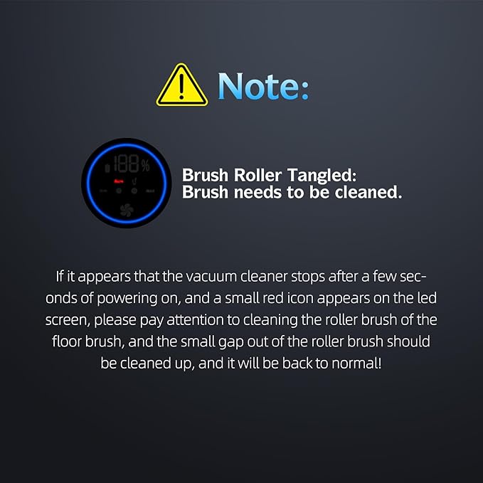 Cordless Vacuum Cleaner, Stick Vacuum with LED Display, 2 Modes 6 in 1 Lightweight Rechargeable Cordless Stick Vacuum with 40Min Detachable Battery Vacuum Cleaner for Home Hard Floor Carpet