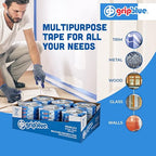 Blue Painters Tape 3/4 Inch Wide, 36 Rolls Masking Tape - Perfect for Precise Lines on Walls & Trim, Multi-Surface, Residue-Free, Easy Removal - Ideal for Indoor & Outdoor Use, 0.70in x 60yds