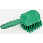 SPARTA 40541EC09 Plastic Scrub Brush, Utility Brush, Kitchen Brush With Hanging Hole For Cleaning, 8 Inches, Green, (Pack of 6)