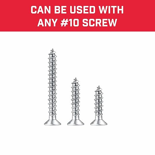 Bullfix TV Kit - Drywall Anchors for TV Bracket, Screws for Mounting to Drywall & Drill Bit, Hollow Wall Mount Hardware Kits, Heavy Duty Fixings for Televisions, Holds up to 255lbs - Patented Design
