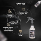 LANE'S Carpet Cleaner Spray- Carpet Cleaner Foam, Removes Odor, Fights Tough Dirt and Stains, Professional Grade Cleaning Spray- 32 Oz