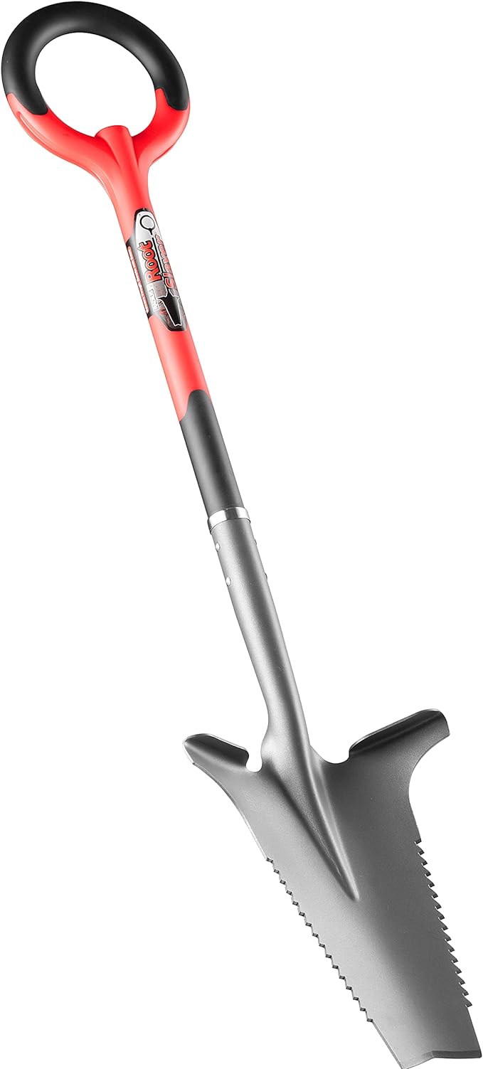 Radius Garden 22011 Root Slayer Shovel, Red