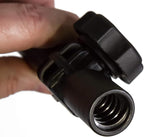 DOCA Telescoping Pole Attachment - Extension Pole for Cleaning, Feather Duster, Window Washing Kit, Paint Roller, Window Squeegee - High Reach Extendable Kit for Indoor & Outdoor - Hinge Tip