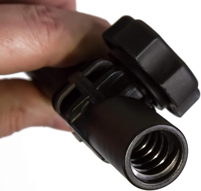 DOCA Telescoping Pole Attachment - Extension Pole for Cleaning, Feather Duster, Window Washing Kit, Paint Roller, Window Squeegee - High Reach Extendable Kit for Indoor & Outdoor - Hinge Tip