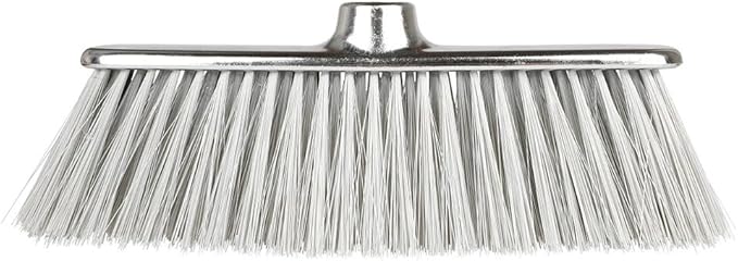 Indoor Soft Bristles Angle Sweeping Broom with Long Handle for Kitchen Hardwood Floor Cleaning (Broom)