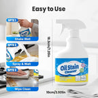 500ml Heavy-Duty Kitchen Degreaser Foam Spray, Powerful Kitchen Grease Cleaner, Multipurpose Grease Cleaner Spray for Pots, Pans, Countertops & Appliances, Heavy Oil Stain Cleaner (1pcs)