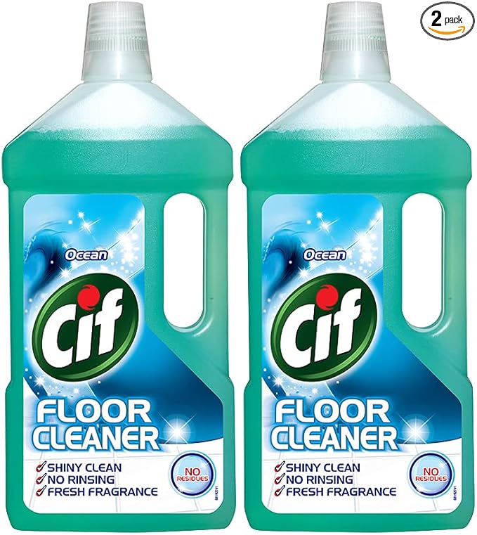 CIF Ocean Multipurpose Floor Cleaner with Shiny Clean & Fresh Fragrance 950ml (Pack of 2)