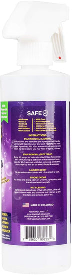 AthletX Amazing laundry detergent liquid Sports Wear Stain & Odor Remover - Grass, Blood & Sweat Stains & Odors - Workout Clothes - Natural Enzymes - USA Made