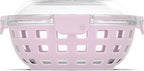 Ello Duraglass Meal Prep Container- Glass Food Storage Container with Silicone Sleeve and Airtight BPA-Free Plastic Lid, Dishwasher, Microwave, and Freezer Safe