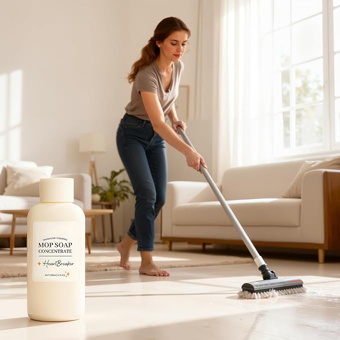 Mop Soap, New Highly Scented Floor Cleaner, Long-Lasting Fragrance, Multisurface Deep Cleaning for Tough Stains, Home Floor Care Solution
