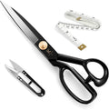 Heavy Duty Fabric Scissors, 8 Inch Tailor Scissors - Professional High Carbon Steel, Right-Handed