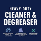 Bioesque Heavy Duty Multi-Surface Cleaner & Degreaser Concentrated Professional Formula, 55 Gallon (Pack of 1)
