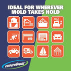 Concrobium Mold Control Aerosol, 14.1 oz – Eliminates & Prevents Mold – EPA Registered, Bleach-Free, Odorless, VOC-Free – For Indoor & Outdoor Surfaces, Mid-Sized Jobs, and Hard-to-Reach Areas