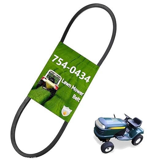754-0434 954-0434 Lawn Mower Drive Belt for MTD Cub Cadet RT60 RT65 RTS50 RT65E RT65ES RT65H FT24 Garden Tillers, 2009 and Newer, Replaces 754 0434 954 0434