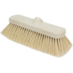 SPARTA 41278EC25 Flo-Thru Plastic Wall Scrub Brush, Equipment Brush With Soft Nylex Bristles For Industrial Kitchens, Hospitals, Commercial Cleaning, 4 Inches, Tan