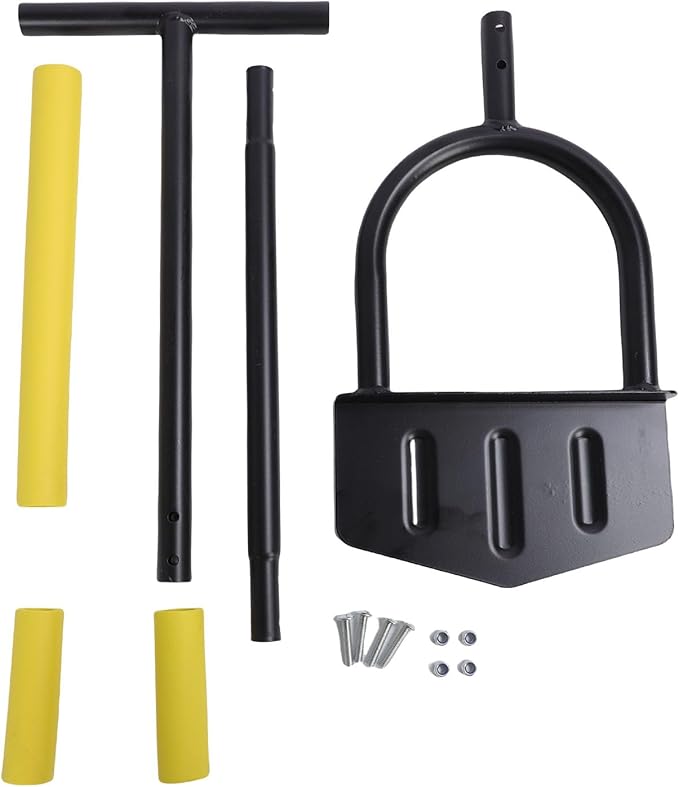 Half Moon Edger Lawn Tool, Lawn Edgers with Soft Handle, Manual Lawn Edger for Grass, Borders Sidewalks, Driveways, Gardens