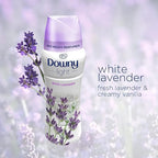 Downy Light Laundry Scent Booster Beads, White Lavender Scent, 13.4 OZ, In-wash fabric beads designed to be gentle with a light boost of scent, No Heavy Perfumes