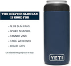 YETI Rambler 12 oz. Colster Slim Can Insulator for the Slim Hard Seltzer Cans, Navy