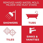 MAGIC Shower Glass and Mirror Cleaner Spray Bundle, Fog & Streak Free, Removes Soap Scum, Rust Stains, Fingerprints, Dirt, and Hard Water, Perfect for Shower Doors, Window, Glass Surfaces, 28 Fl Oz