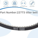 22773 Drive Belt Compatible with Earthquake Victory Tillers 24598, 29409 and 29702, 6015V CRT 26" Belt 4XLA, and CountyLine CRT 20969 and 31315 Rear Tine Tillers
